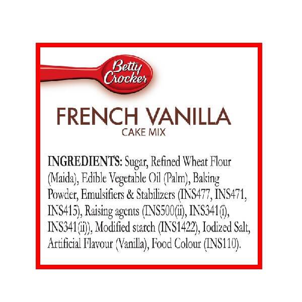 Betty Crocker French Vanilla Cake Mix